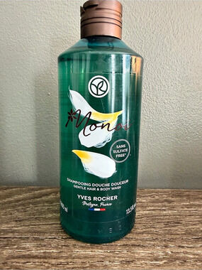 Yves Rocher Monoi Shampooing Douche Douceur Gentle Hair & Body Wash